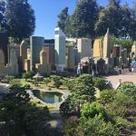 Central Park is in the foreground at the Legoland in Carlsbad California<br>